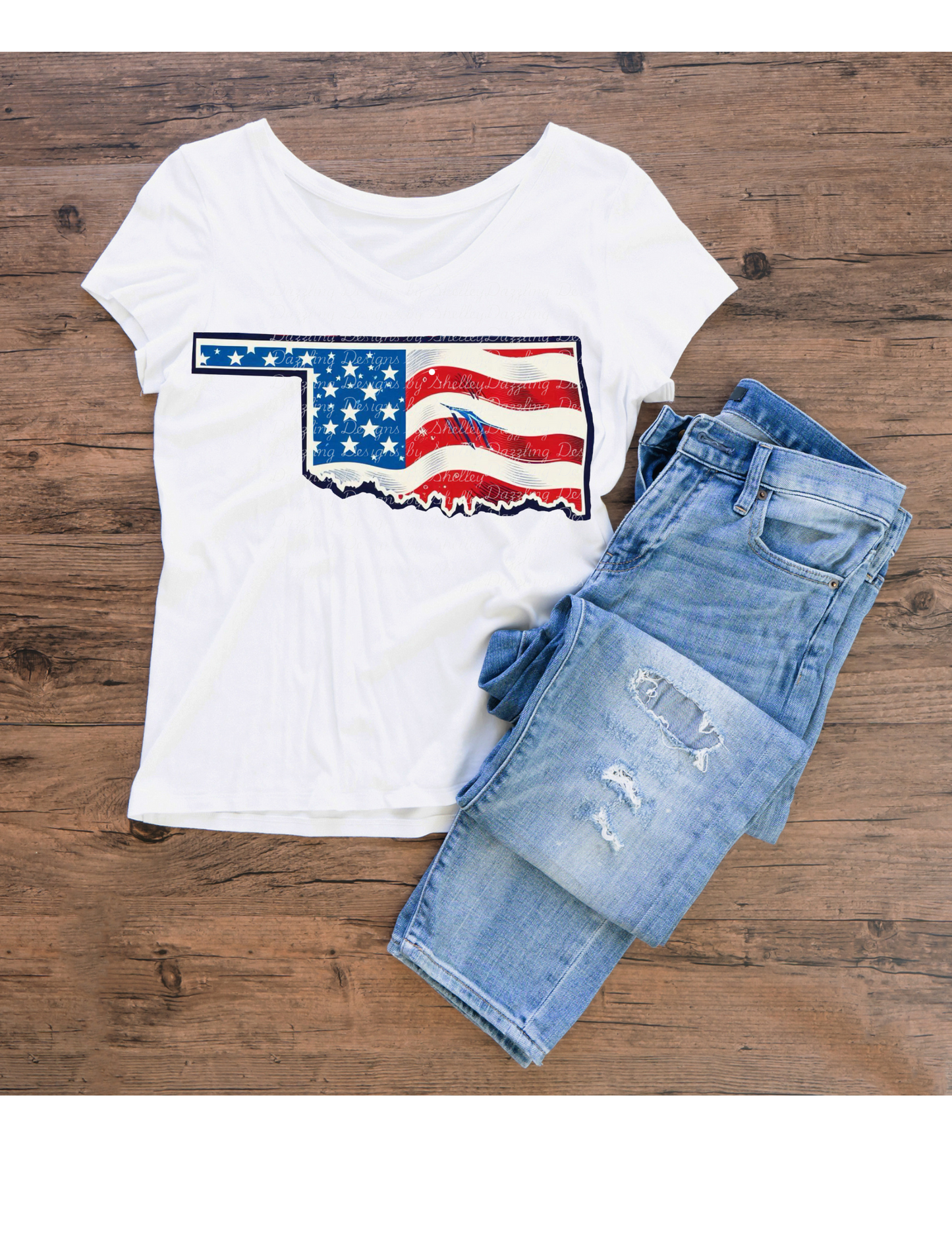 OK Red, White, Blue