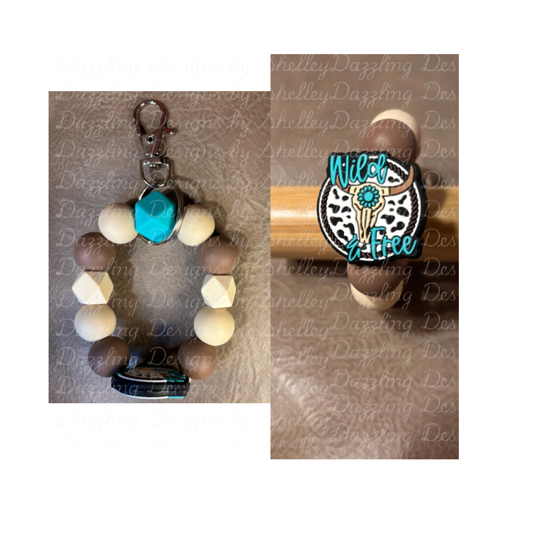 Wild & Free keychain