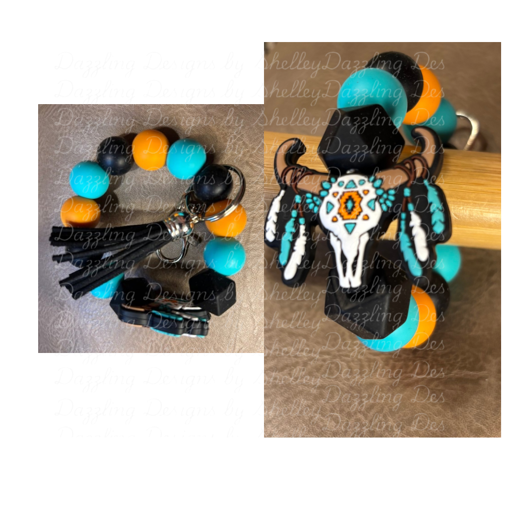 Skull keychain
