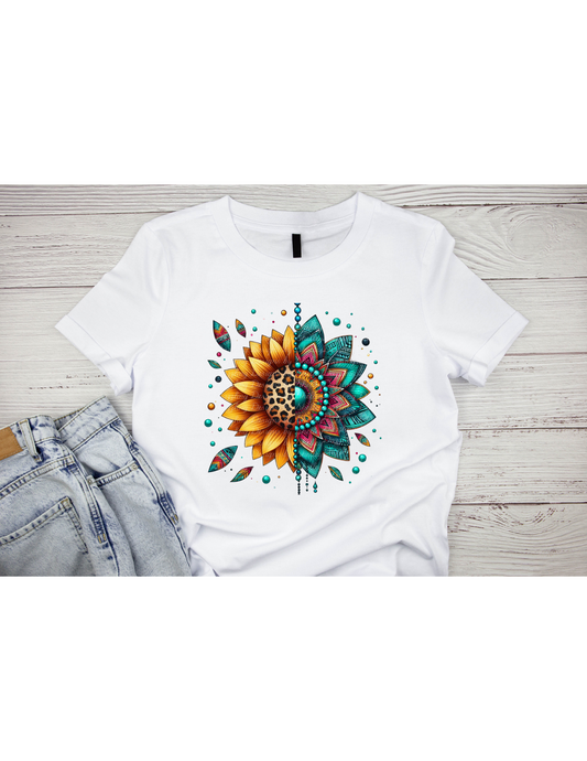 Turquoise Sun Flower
